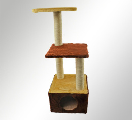 Drapak z legowiskiem dla kota model VI