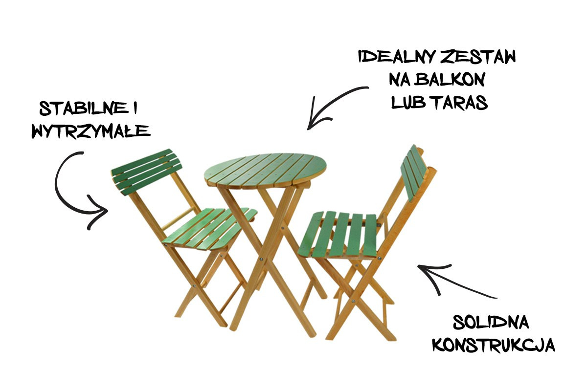 Stolik i krzesła do ogrodu Stolik i krzesła do ogrodu