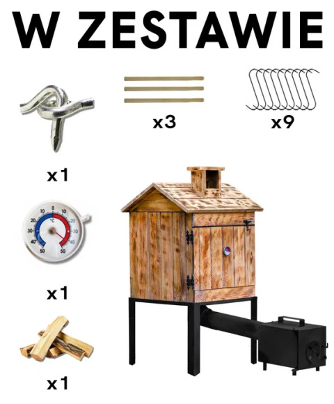 Wędzarnia ogrodowa opalana MAŁA Wędzarnia ogrodowa opalana MAŁA
