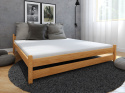 Łóżko drewniane DARIA + materac piankowy 10cm