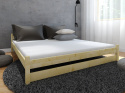 Łóżko drewniane DARIA + materac piankowy 10cm